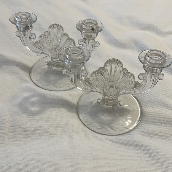 Crystal candle holders - Picture 2 of 7